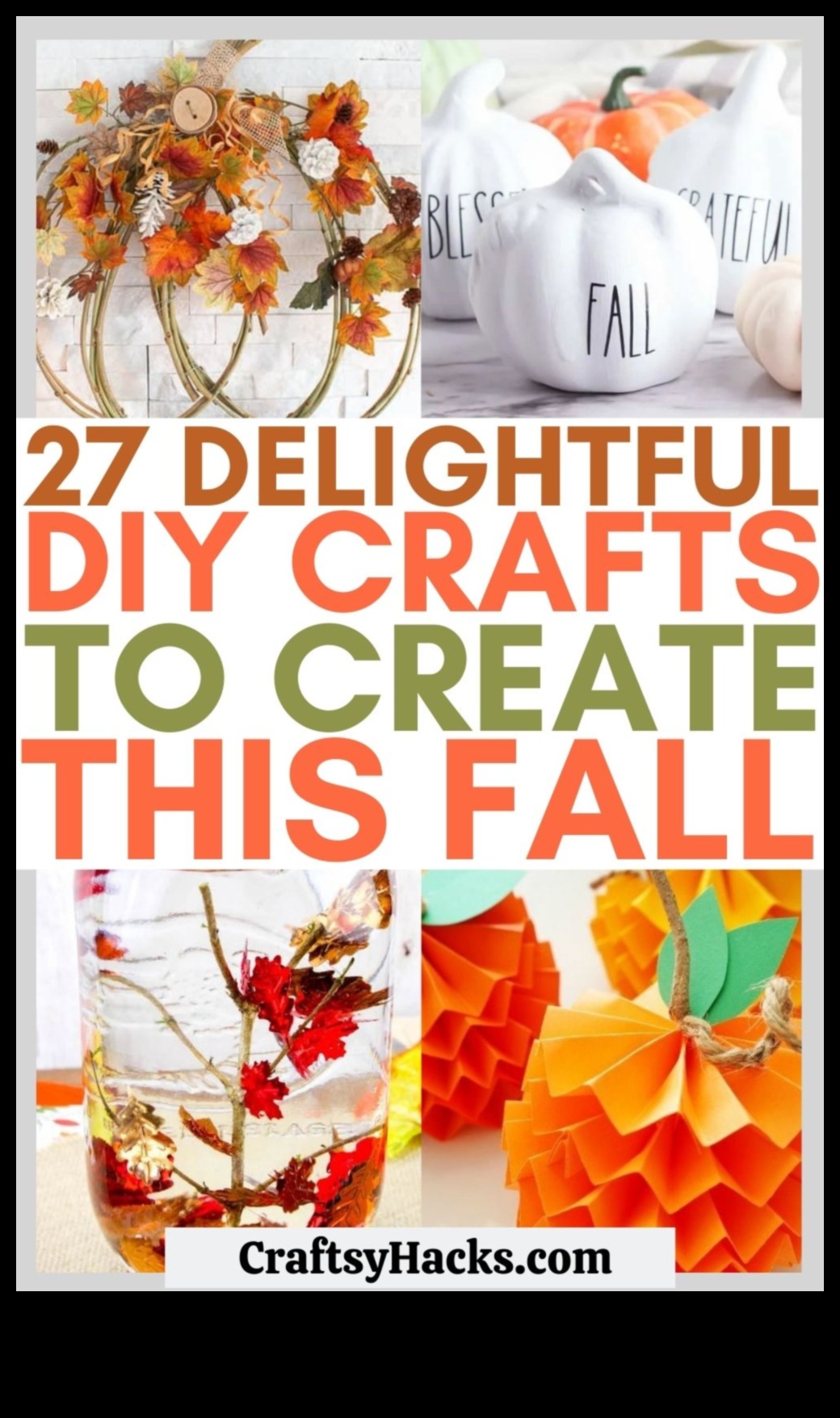 10 DIY rudens rokdarbi, ko darīt kopā ar bērniem 5 Rudens pārpilnība: DIY amatniecība, iedvesmojoties no Fall's Bounty