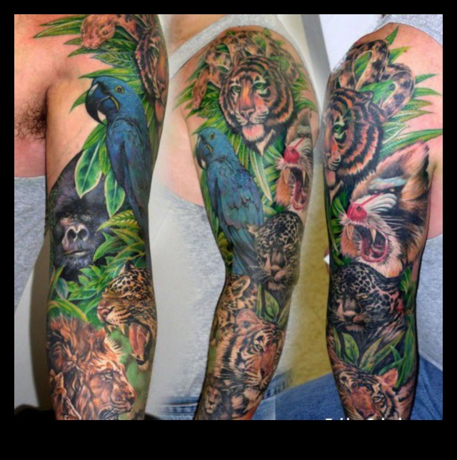 Savvaļas tinte Izpētiet dzīvnieku tetovējumu džungļus 4 Savvaļas tinte: izpētiet dzīvnieku tetovējumu džungļus