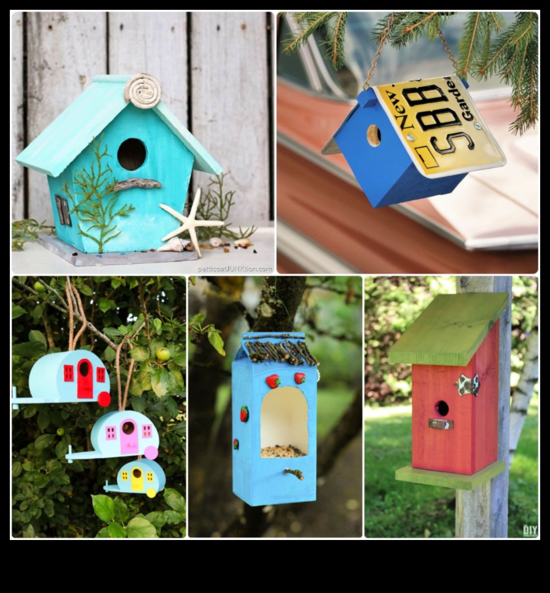 Savdabīgi putnu mājas rokdarbi visai ģimenei 5 Bērnu spalvu draugi: putnu mājiņu un putnu barotavu veidošana