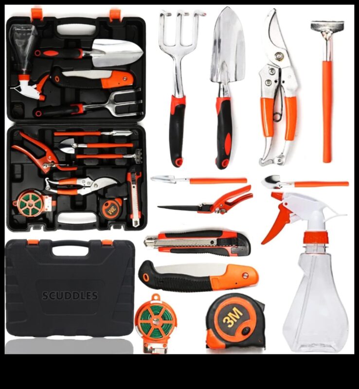 Blossom Bliss: noteikti noteikti dārza rīki