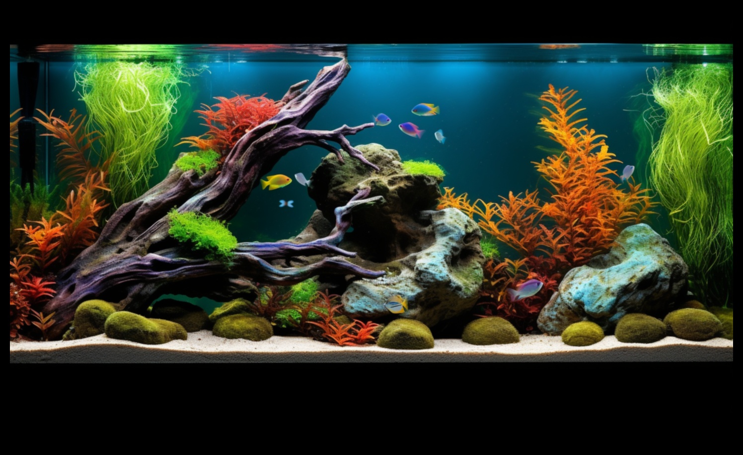 Fish Tank Artistry turpināja valdzinošas tēmas sālsūdens akvārijiem 4 Zivju tvertņu mākslas turpinājums: valdzinošas tēmas sālsūdens akvārijiem