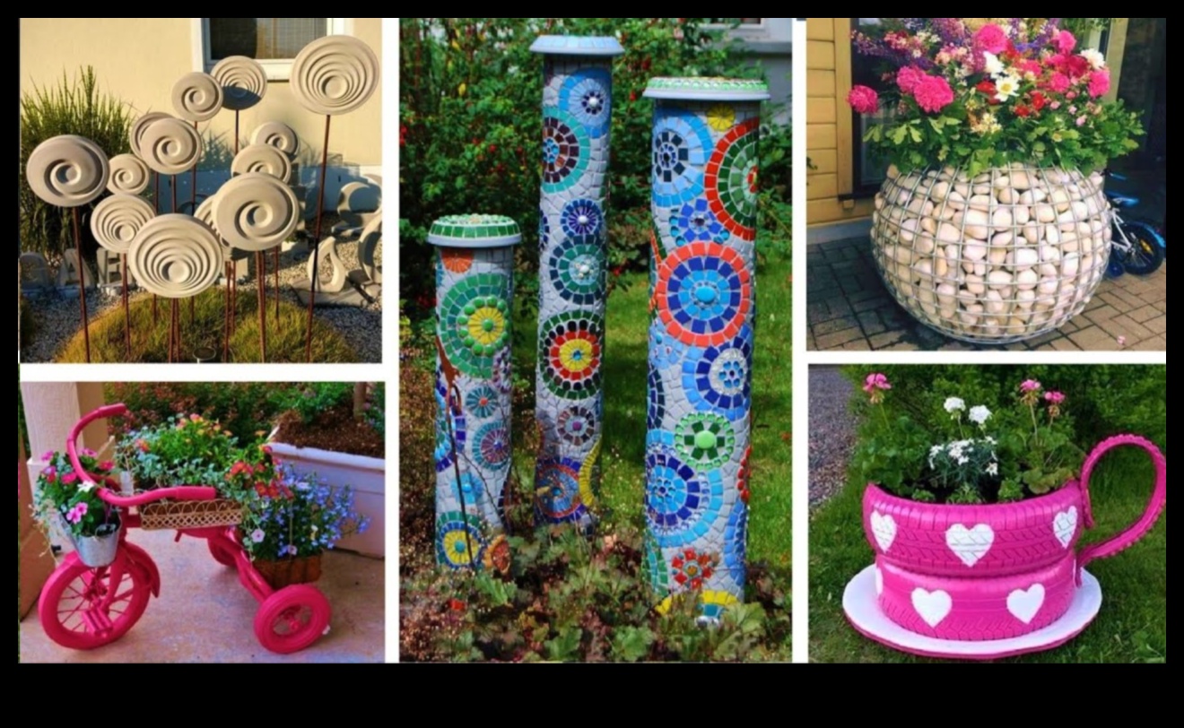 Savdabīgais dārzs piedāvā apburošus DIY radošajam dārzniekam 3 Savdabīgi dārza čuksti: apburoši pašdarinājumi entuziastiem