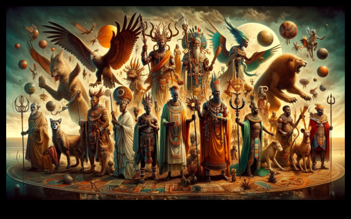 Mītiskās sfēras: seno stāstu attēlošana mākslā