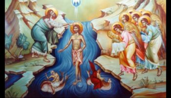 Bizantijas kristības: sakramentu attēlošana mākslā